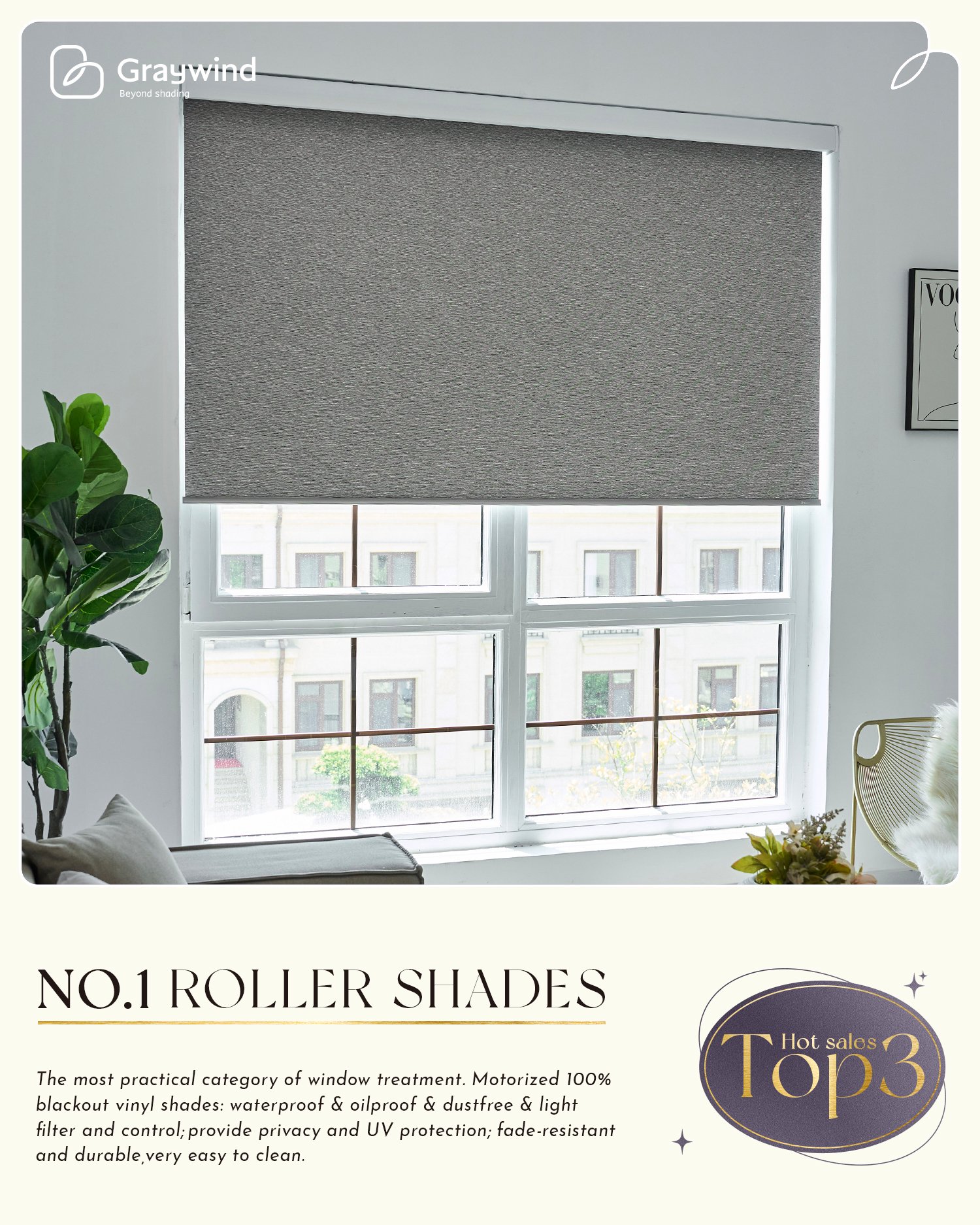 NO.1 Roller Shades