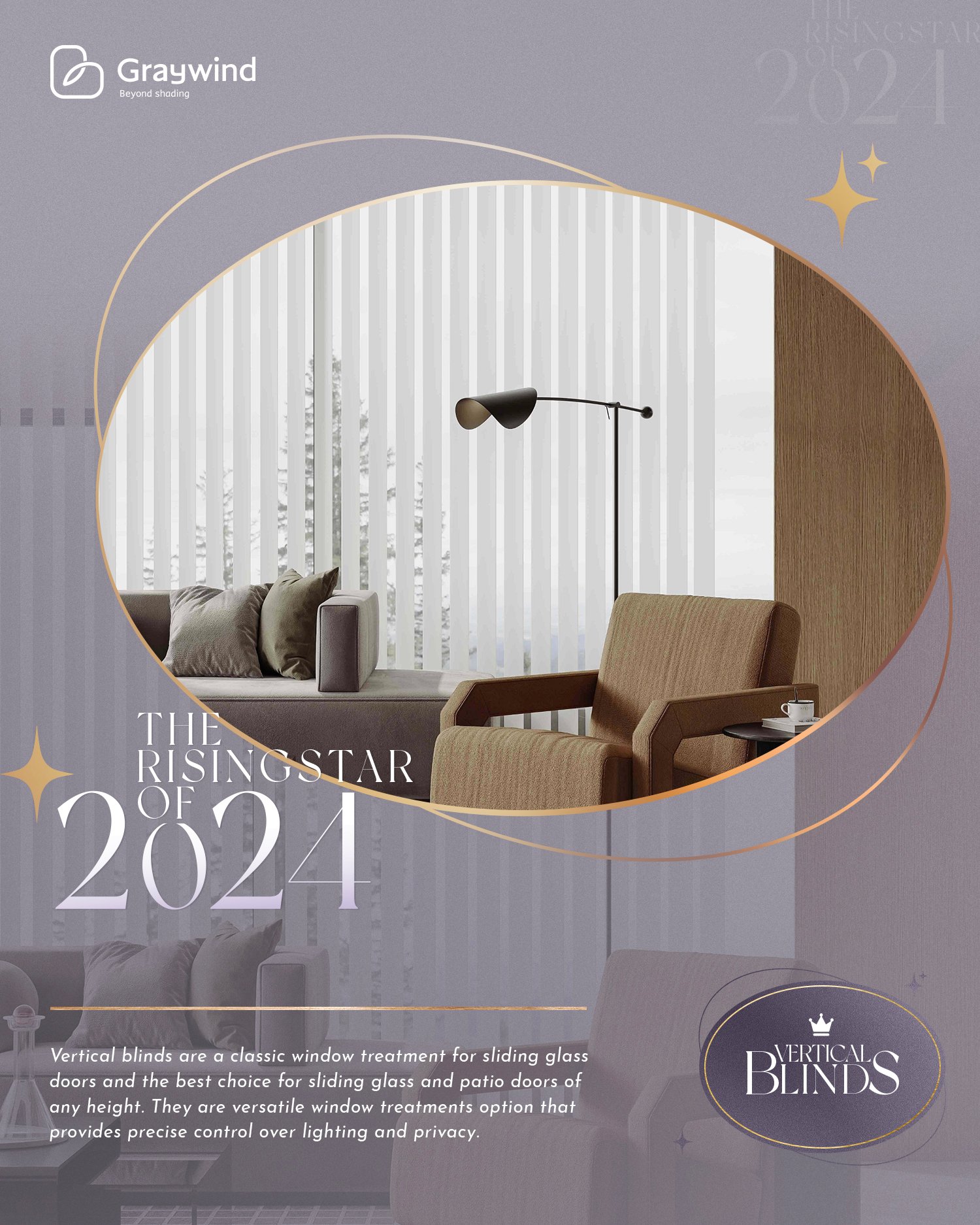 The Rising Star of 2024-Vertical blinds